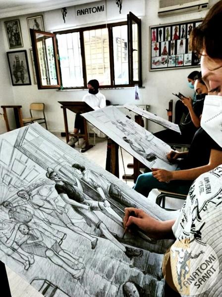 M. E. B Anatomi Sanat Güzel Sanatlara Hazırlık Resim Kursu, Стамбул